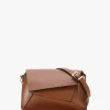 Leonie Tan Leather Cross-Body Bag
