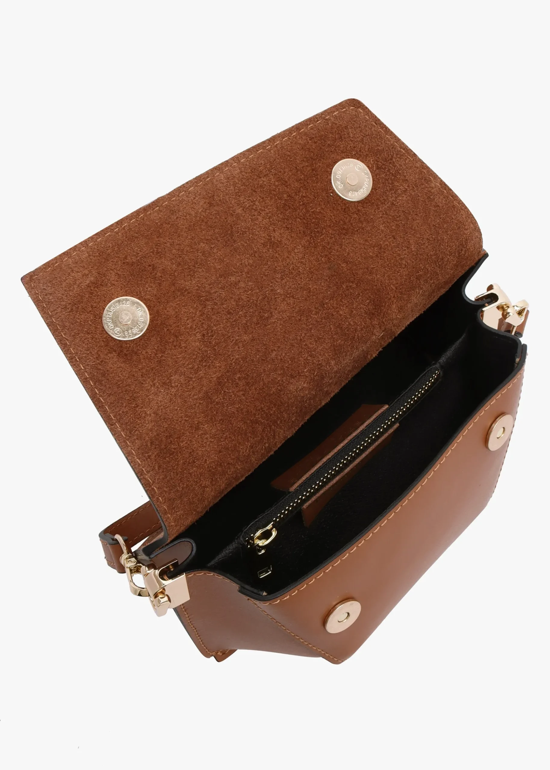 Leonie Tan Leather Cross-Body Bag
