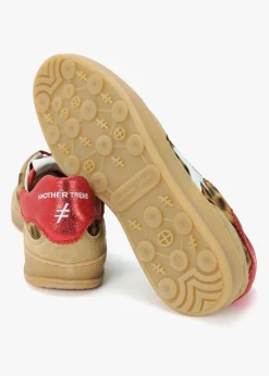 Leopard Suede & Calf Hair Trainers
