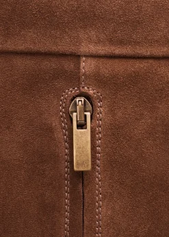 Lette Taupe Suede Over The Knee Boots