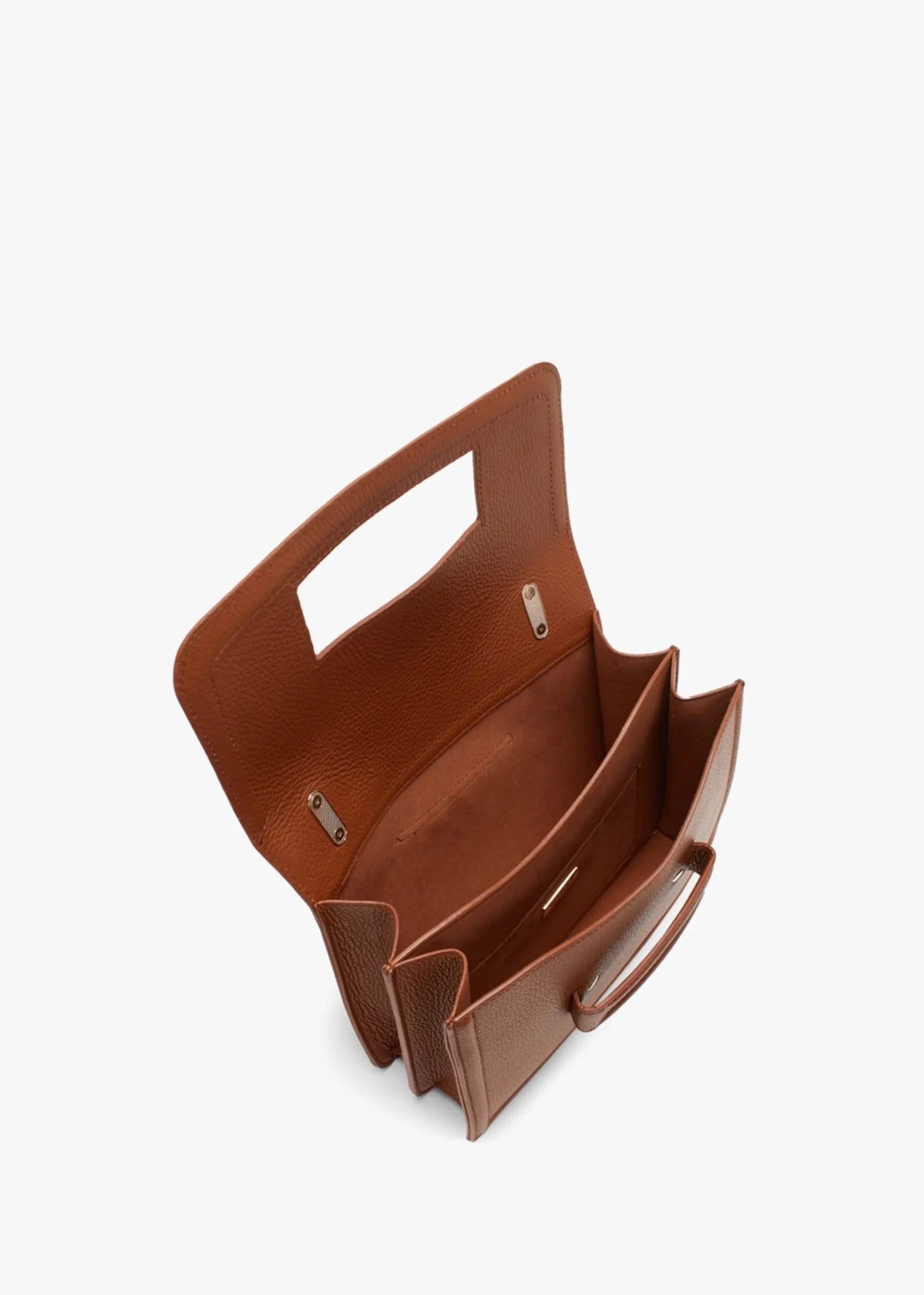 Linda California Caramello Leather Shoulder Bag