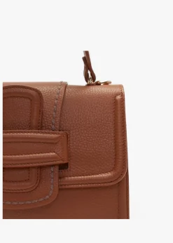 Linda California Caramello Leather Shoulder Bag