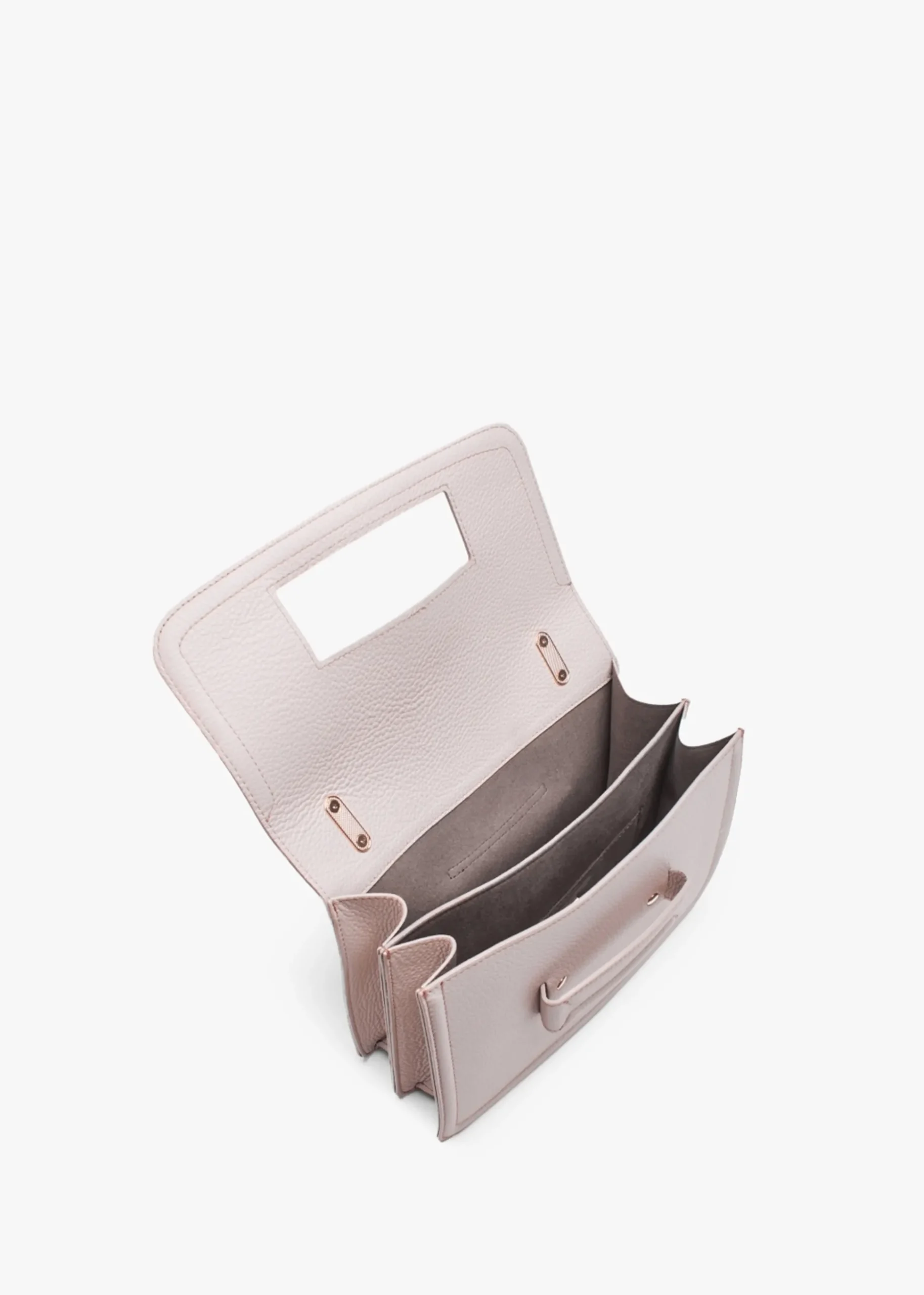Linda California Scoglio Leather Shoulder Bag
