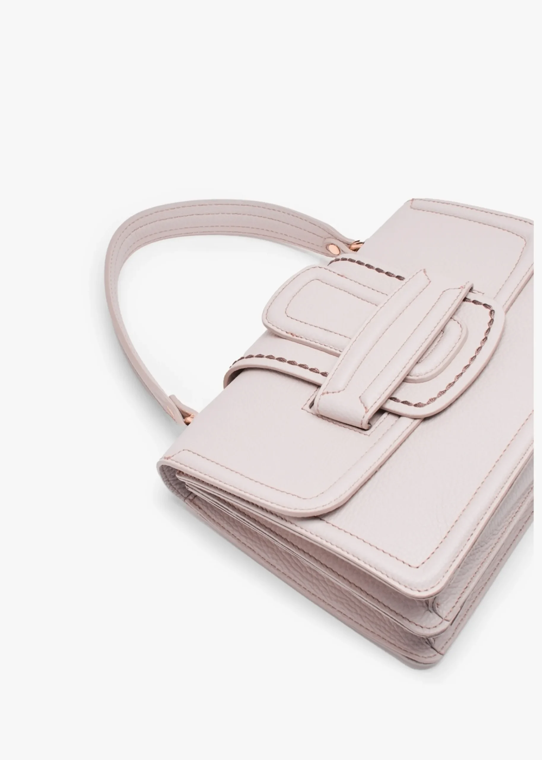 Linda California Scoglio Leather Shoulder Bag