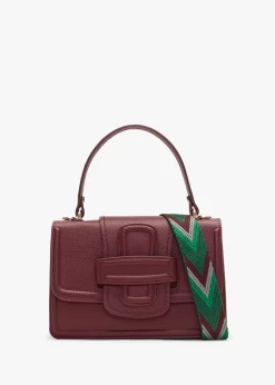 Linda California Vino Leather Shoulder Bag