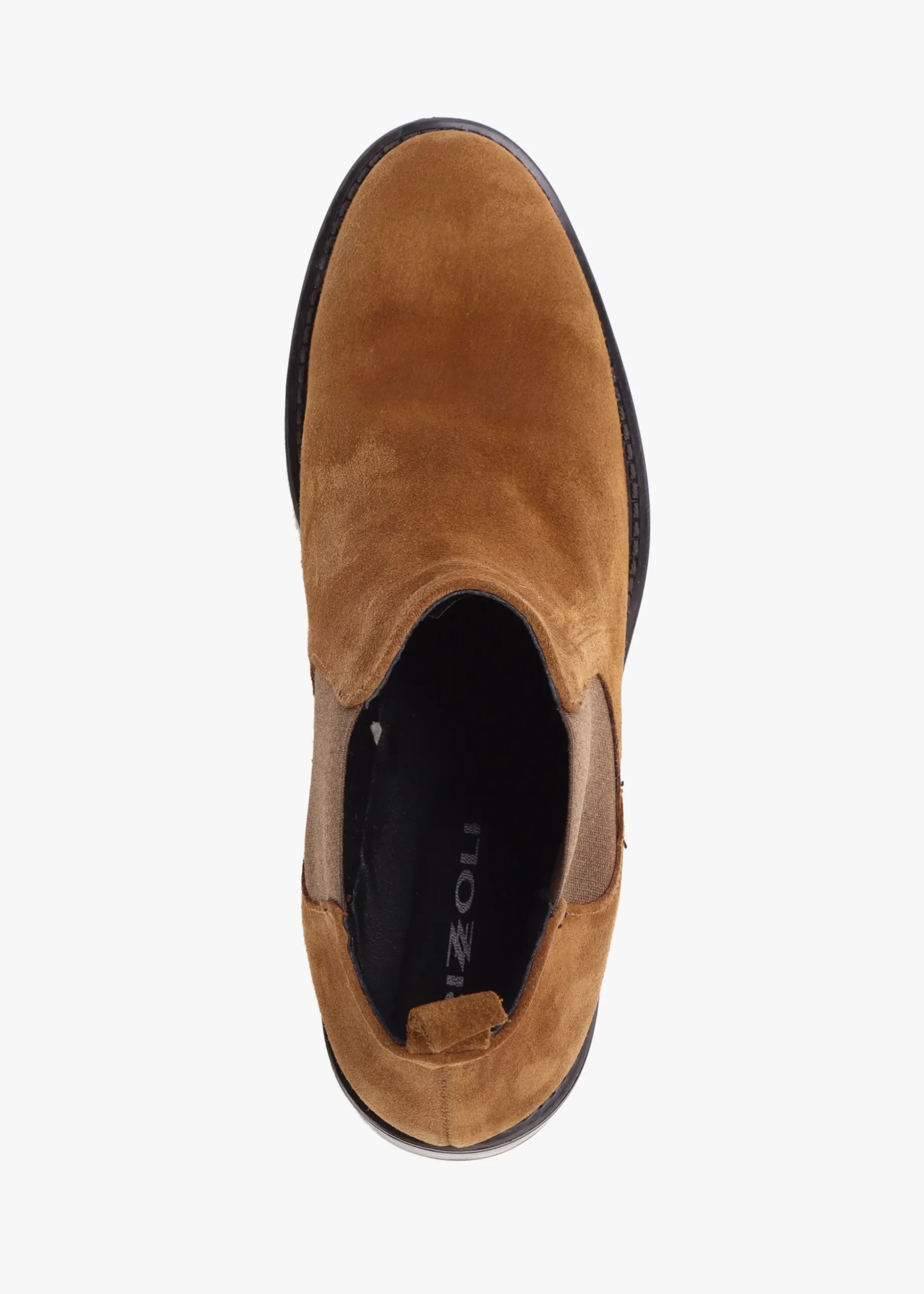 Lowly Tan Suede Chelsea Boots