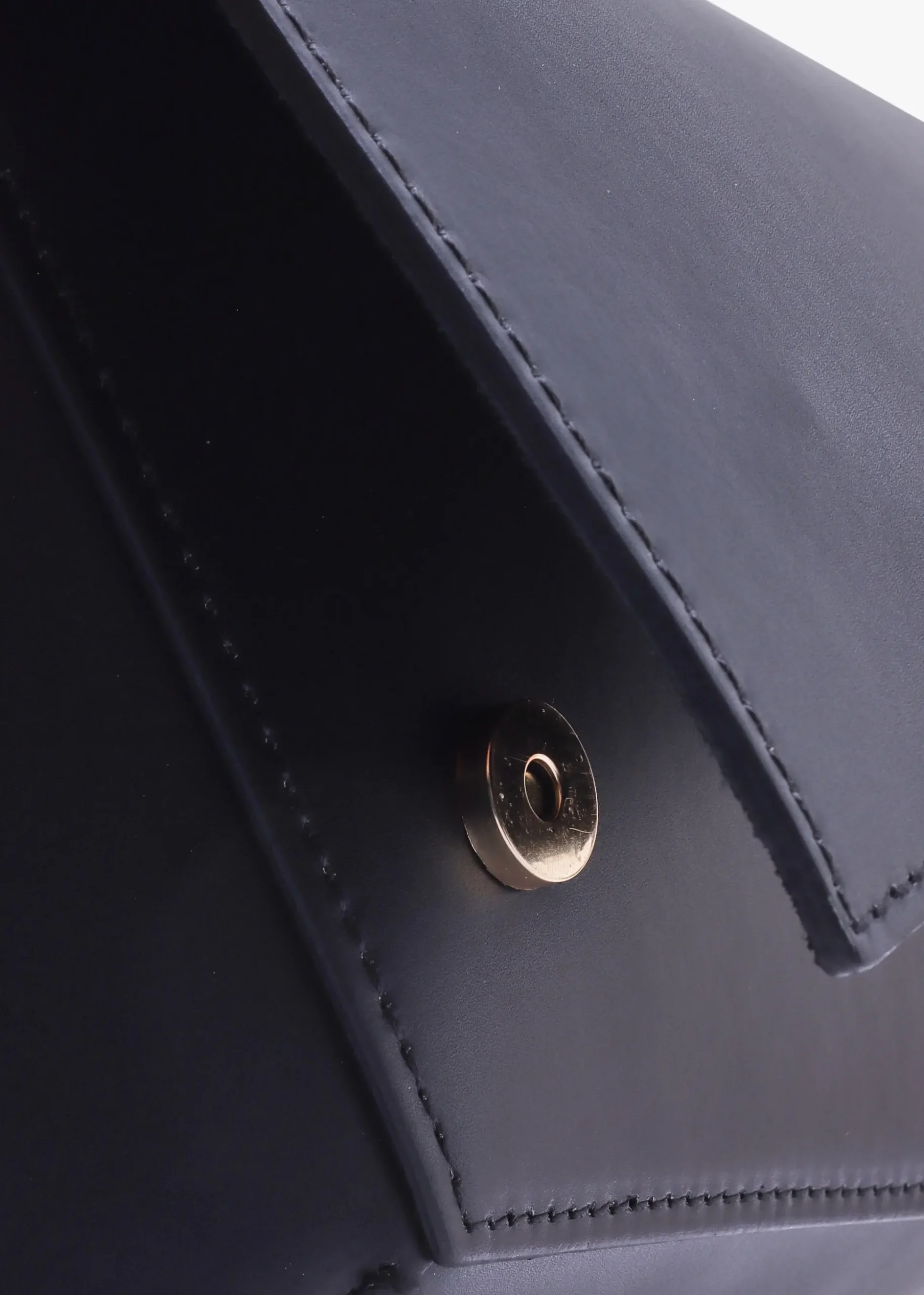 Lucia Black Leather Cross-Body Bag
