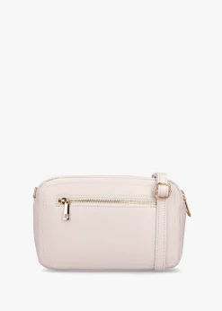 Lydia Beige Leather Camera Bag