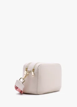 Lydia Beige Leather Camera Bag