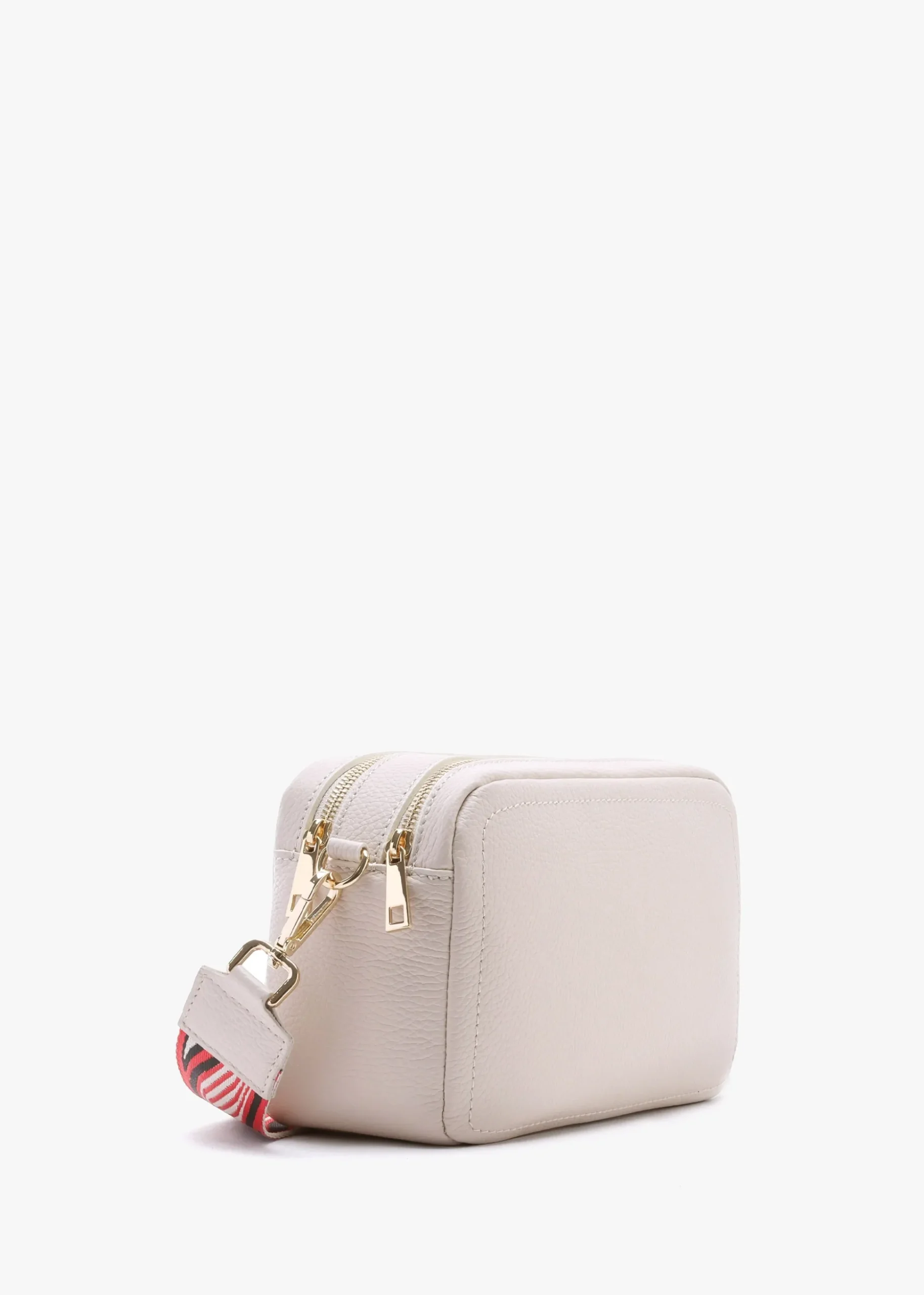 Lydia Beige Leather Camera Bag