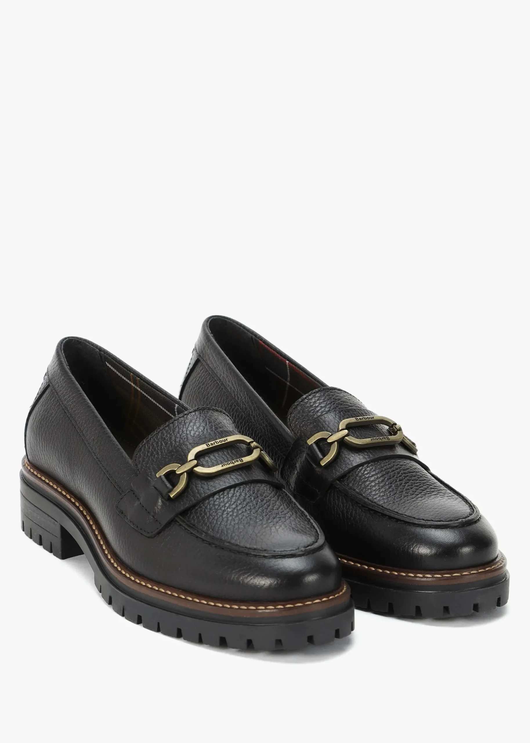 Maddie Classic Black Leather Loafers