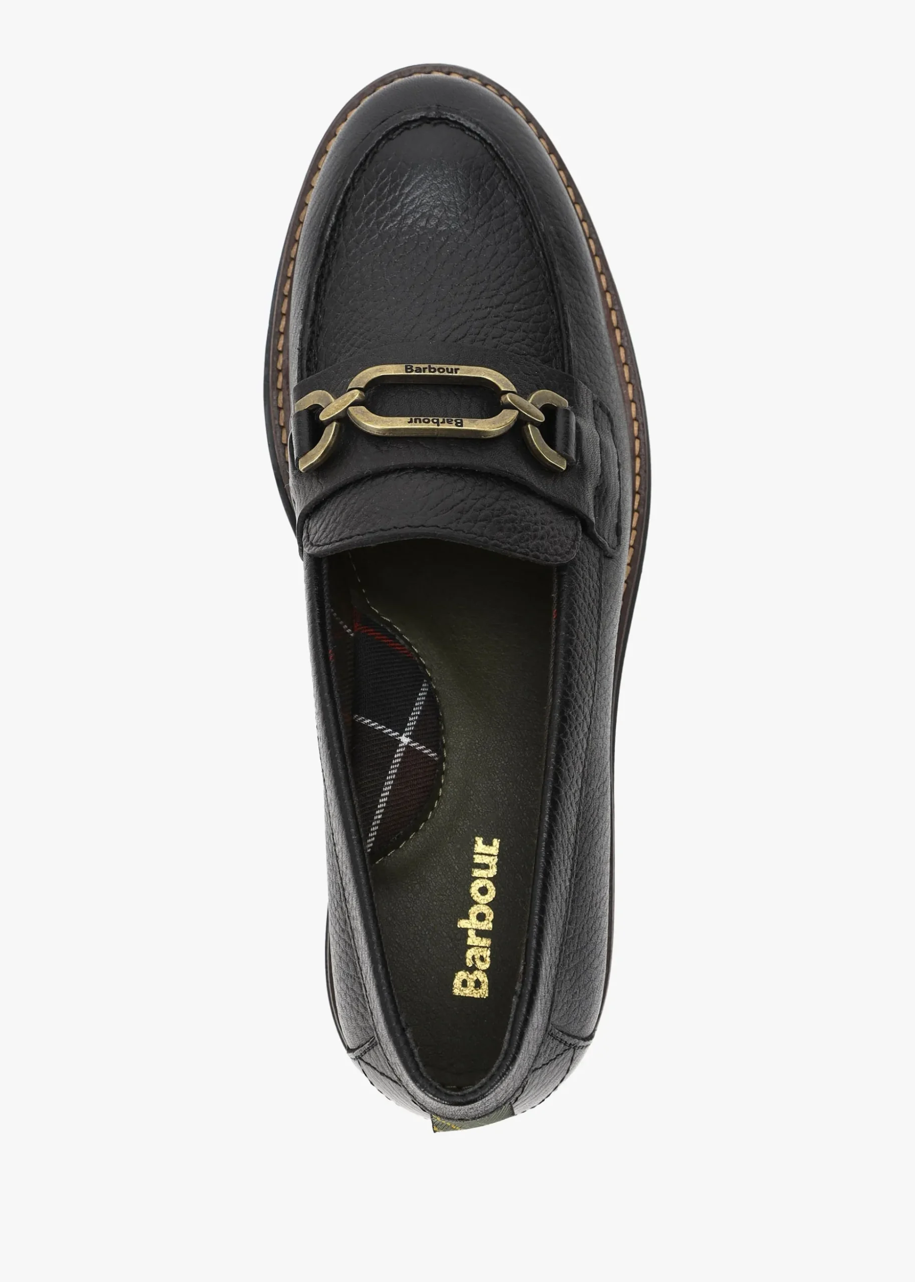 Maddie Classic Black Leather Loafers