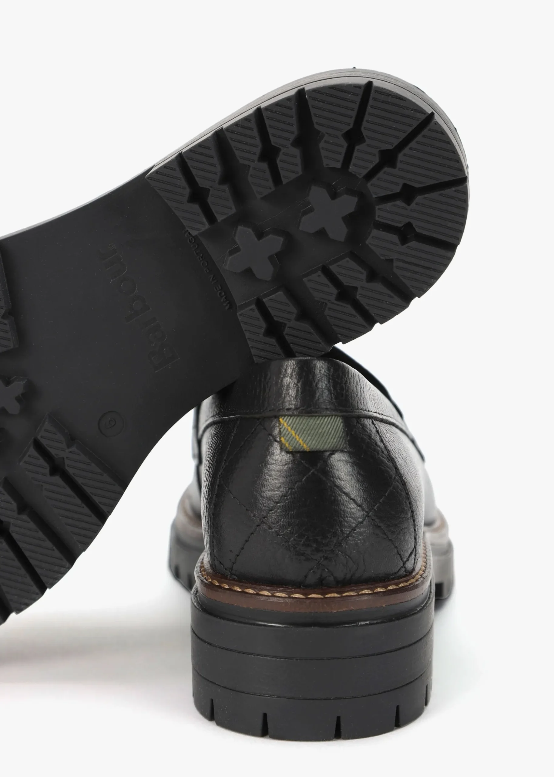 Maddie Classic Black Leather Loafers