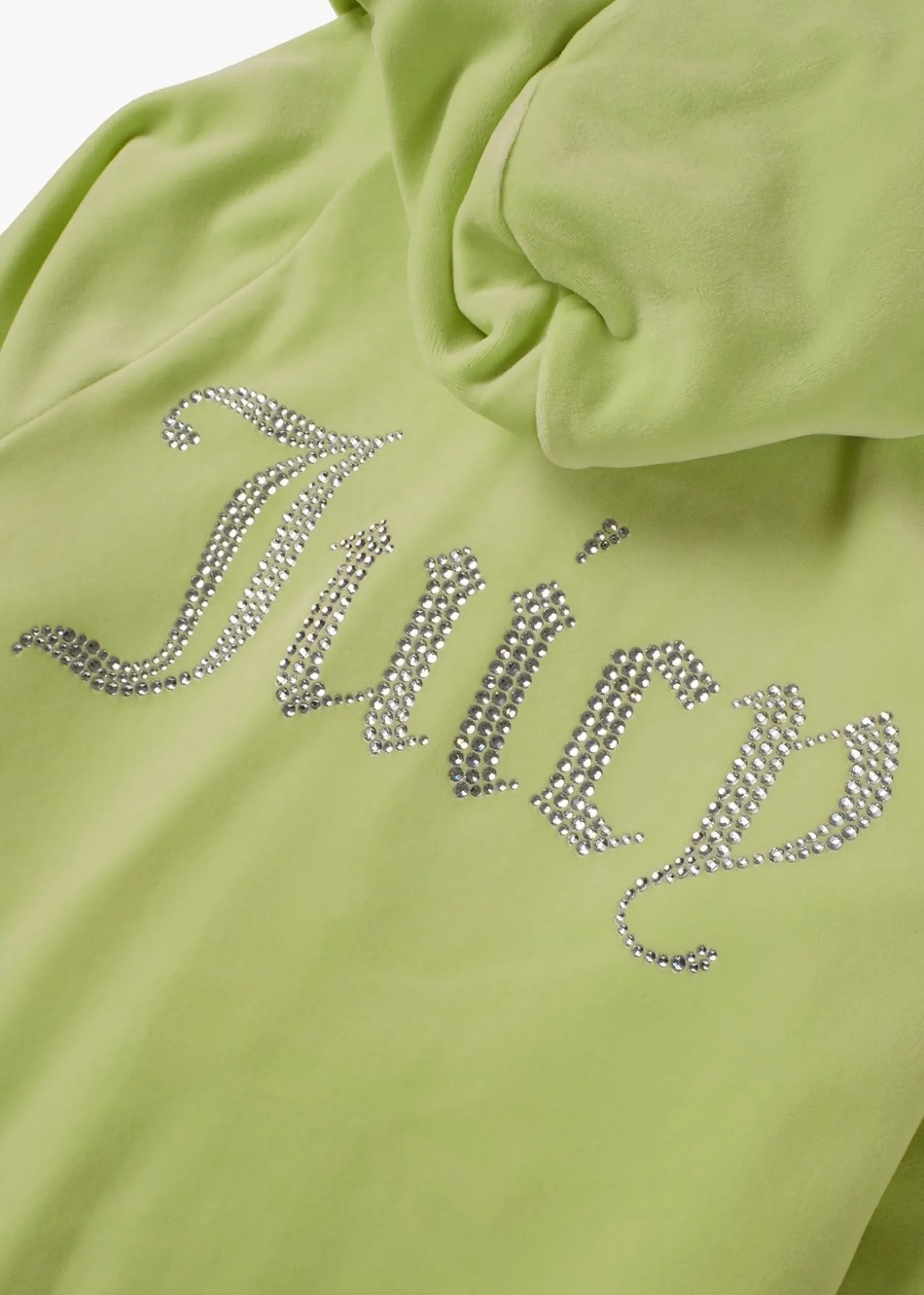 Madison Butterfly Velour Diamante Zip Hoodie