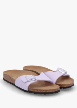 Madrid BS Soft Birki Vegan Purple Flog Mules