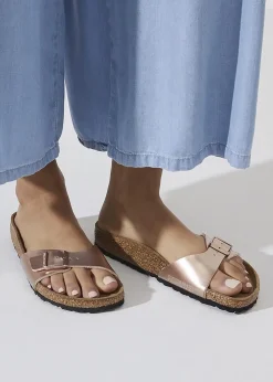 Madrid Copper Birko-Flor Mules