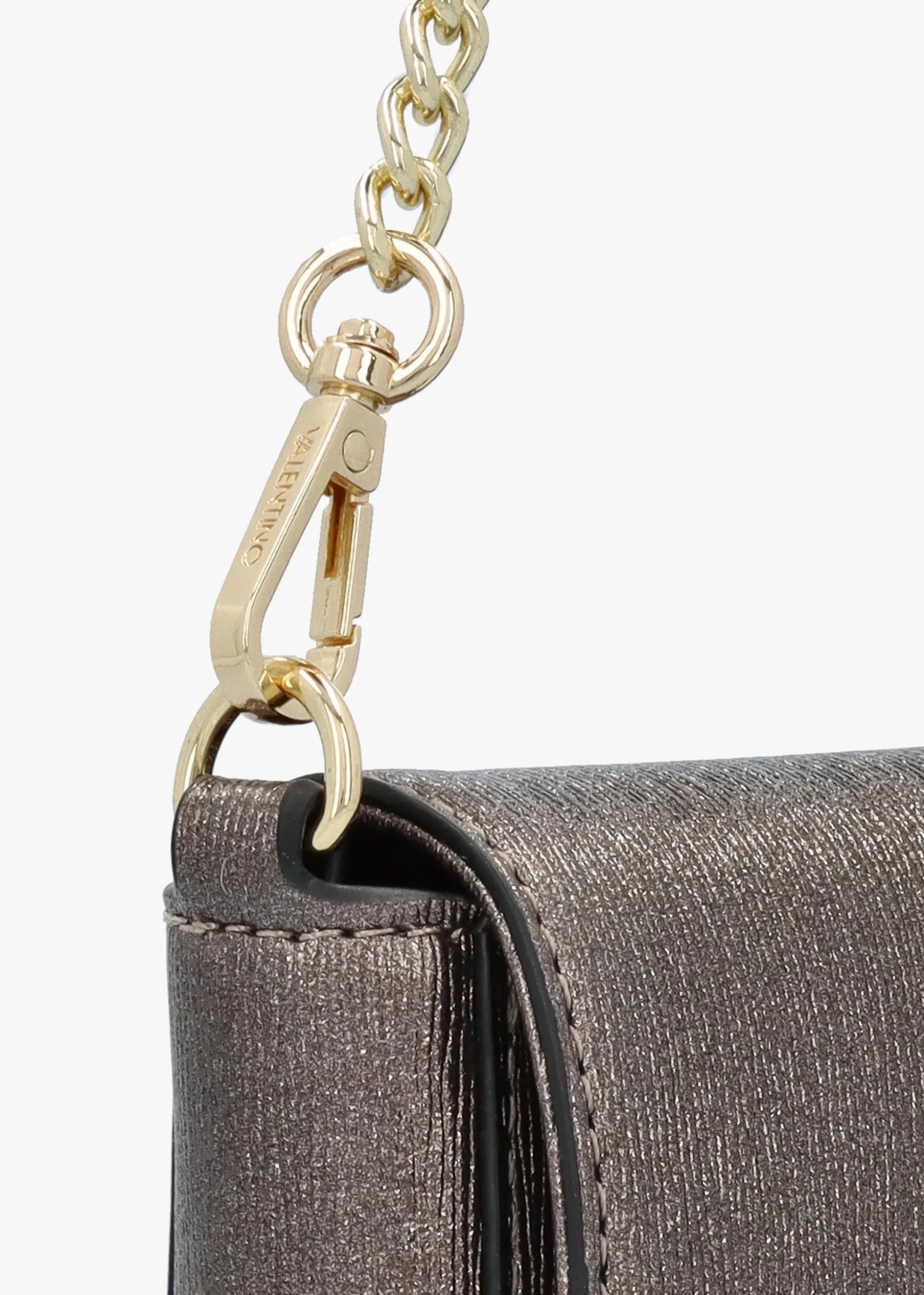 Materia Bronzo Metallic Shoulder Bag
