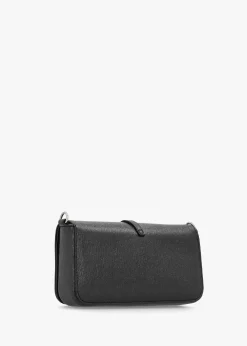 Materia Nero Metallic Shoulder Bag