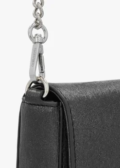 Materia Nero Metallic Shoulder Bag