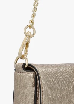 Materia Oro Metallic Shoulder Bag