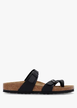 Mayari Black Birko-Flor Thong Sandals