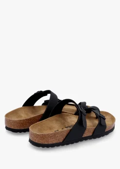 Mayari Black Birko-Flor Thong Sandals