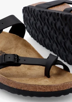 Mayari Black Birko-Flor Thong Sandals