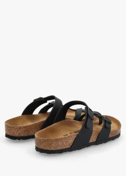 Mayari Black Birko-Flor Thong Sandals