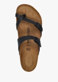 Mayari Black Birko-Flor Thong Sandals