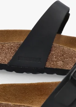 Mayari Black Birko-Flor Thong Sandals