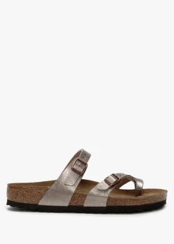 Mayari Graceful Taupe Birko-Flor Thong Sandals