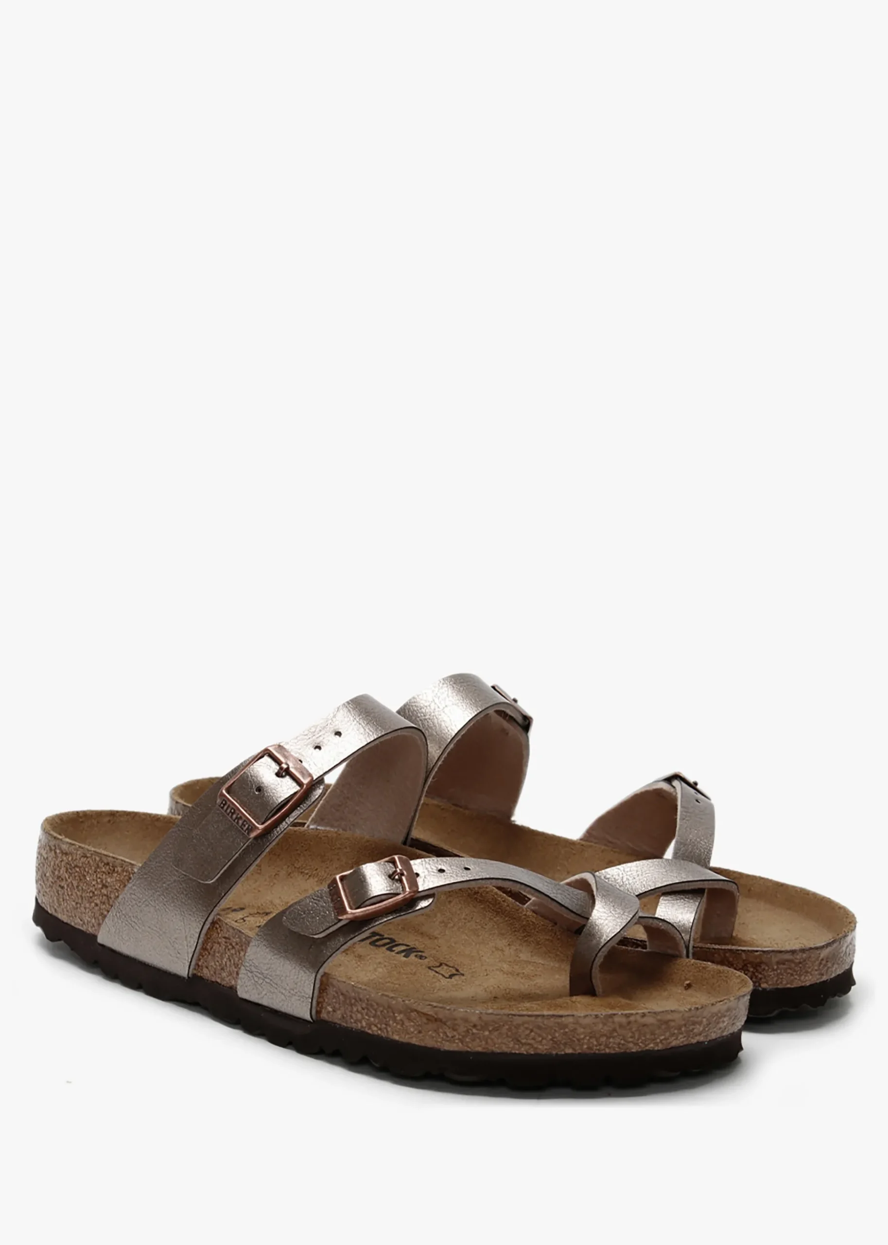 Mayari Graceful Taupe Birko-Flor Thong Sandals