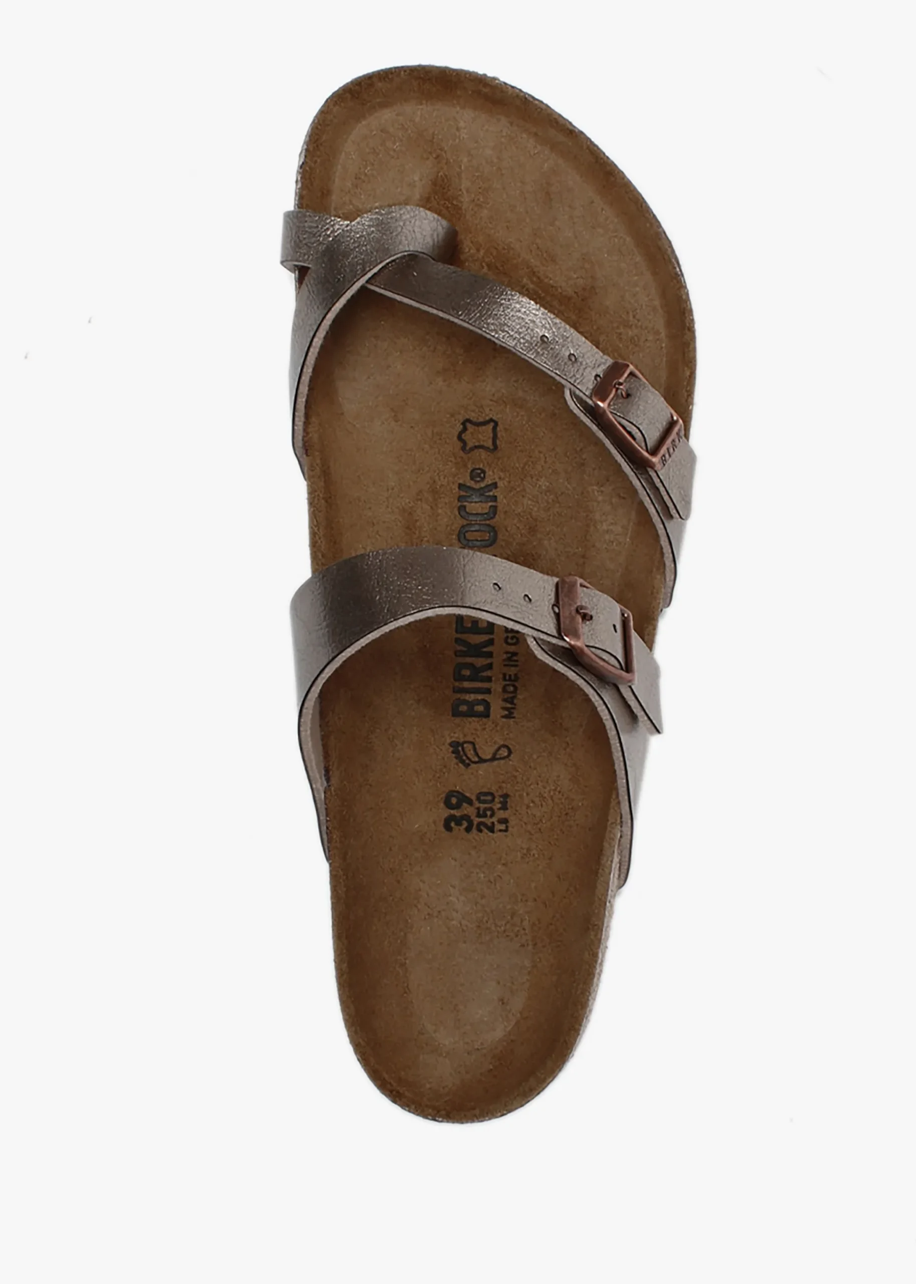 Mayari Graceful Taupe Birko-Flor Thong Sandals