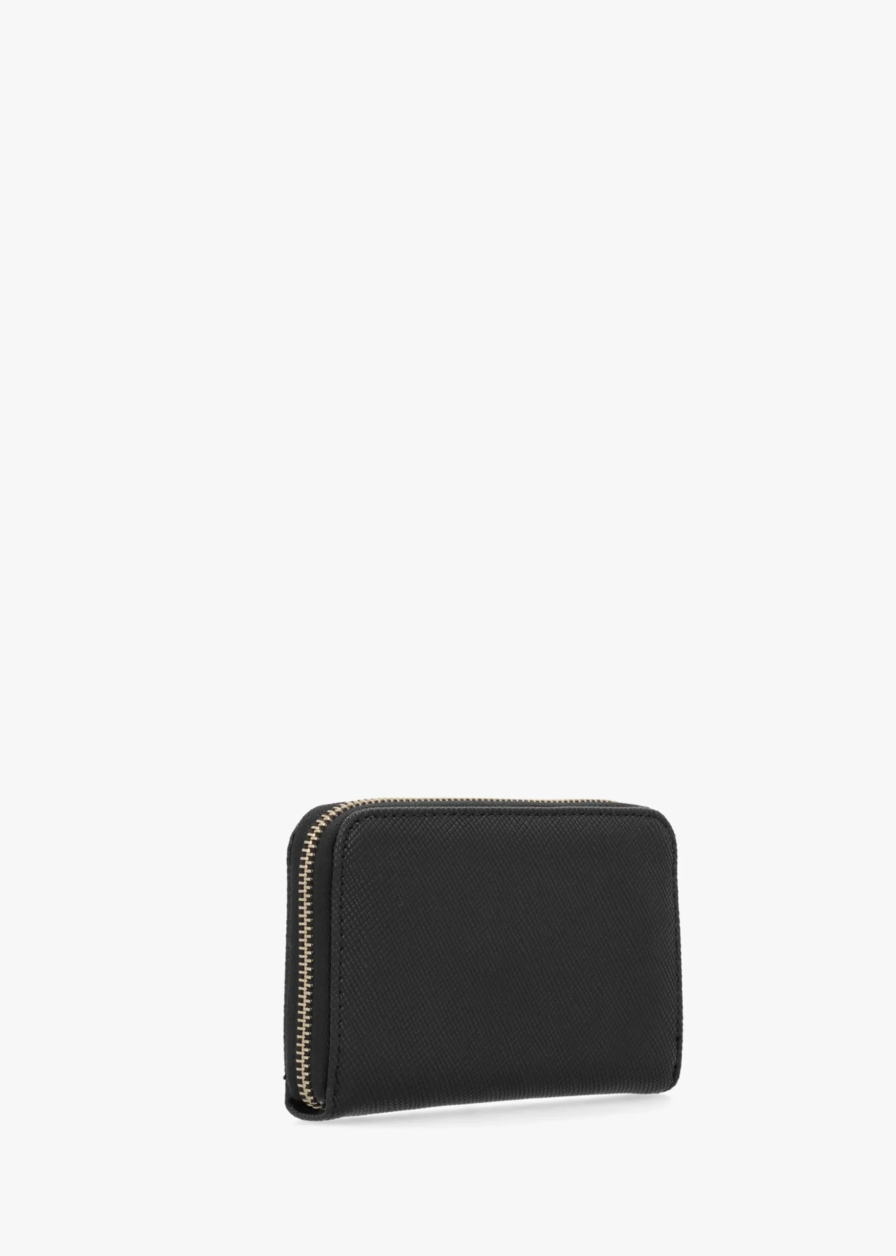 Medium Laural Black Zip Around Wallet