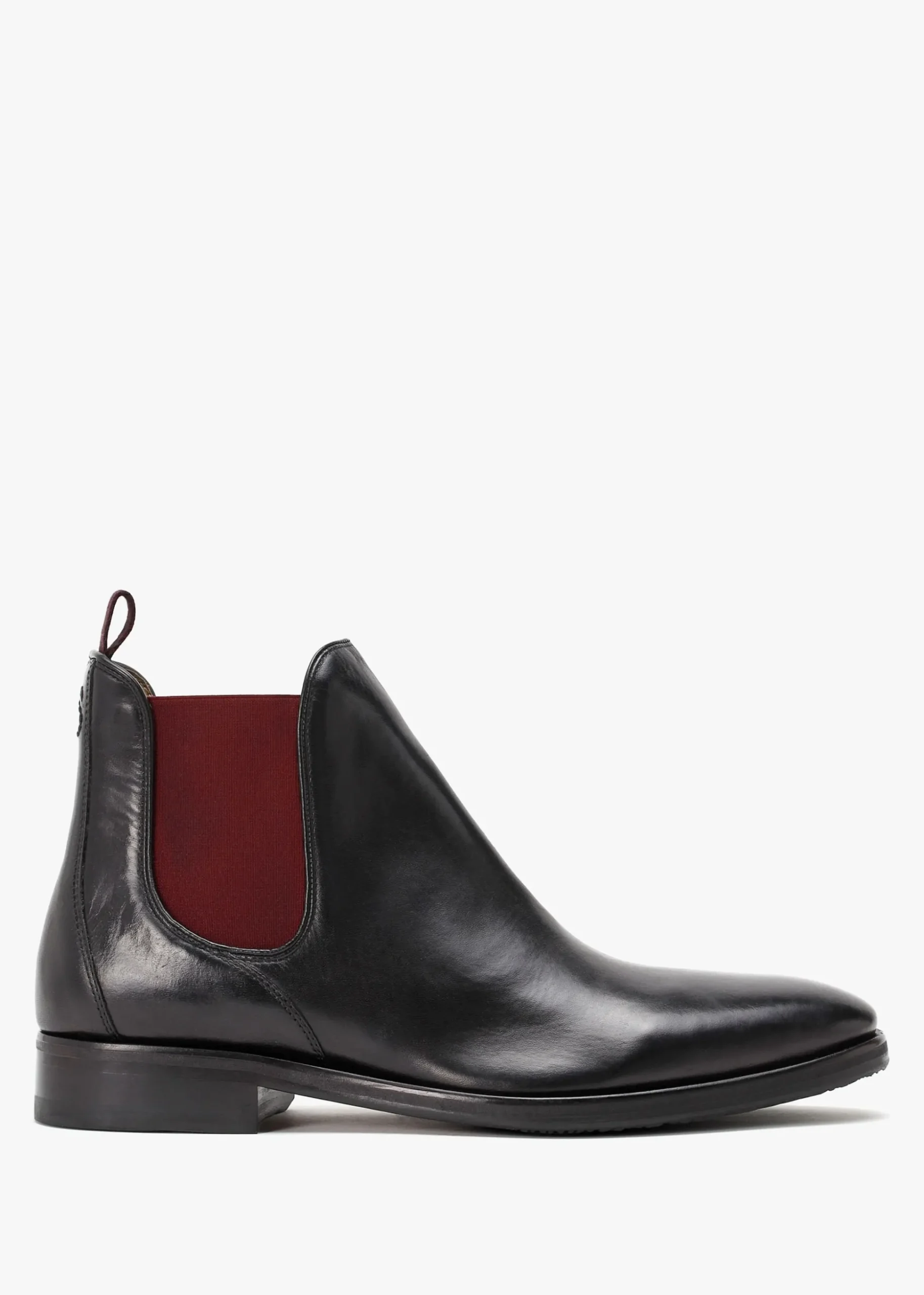 Men’s Andante Black Leather Chelsea Boots