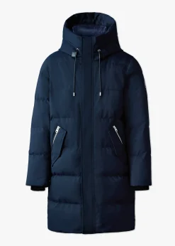 Men’s Antoine 2 In 1 Recycled Down Navy Parka