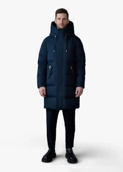 Men’s Antoine 2 In 1 Recycled Down Navy Parka