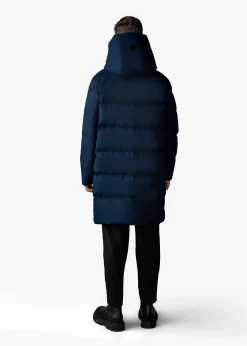Men’s Antoine 2 In 1 Recycled Down Navy Parka