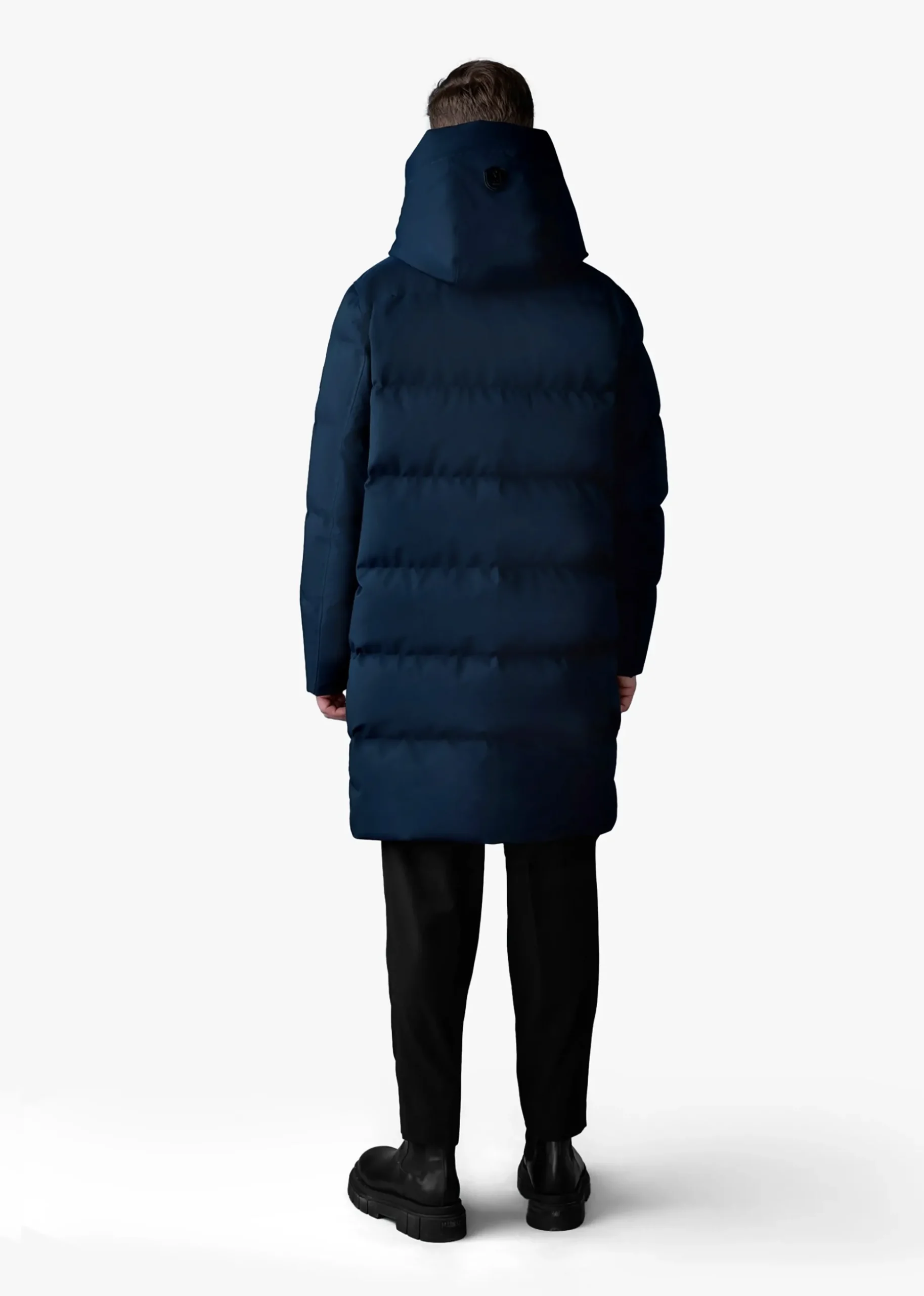 Men’s Antoine 2 In 1 Recycled Down Navy Parka