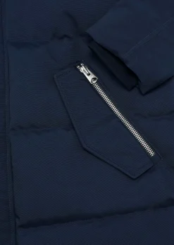 Men’s Antoine 2 In 1 Recycled Down Navy Parka