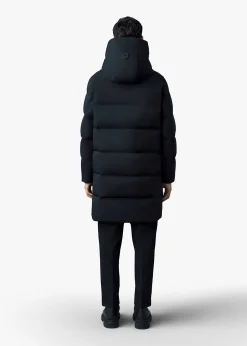 Men’s Antoine 2 In 1 Recycled Down Black Parka