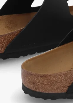 Men's Arizona Birko-Flor Black Two Bar Mules