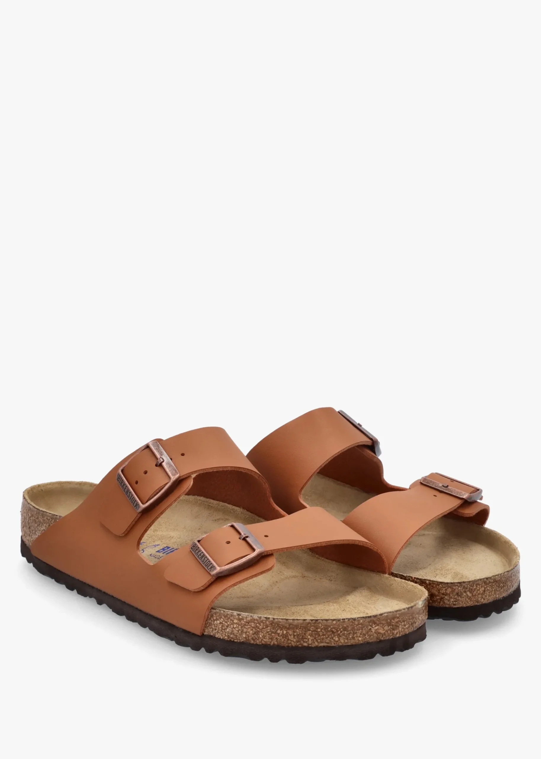 Men’s Arizona Birko-Flor Ginger Brown Mules