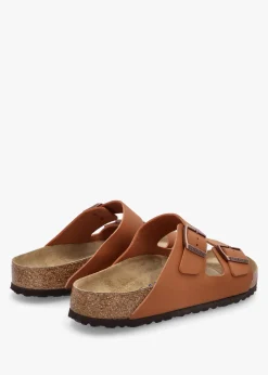 Men’s Arizona Birko-Flor Ginger Brown Mules