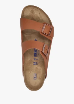 Men’s Arizona Birko-Flor Ginger Brown Mules