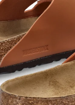 Men’s Arizona Birko-Flor Ginger Brown Mules