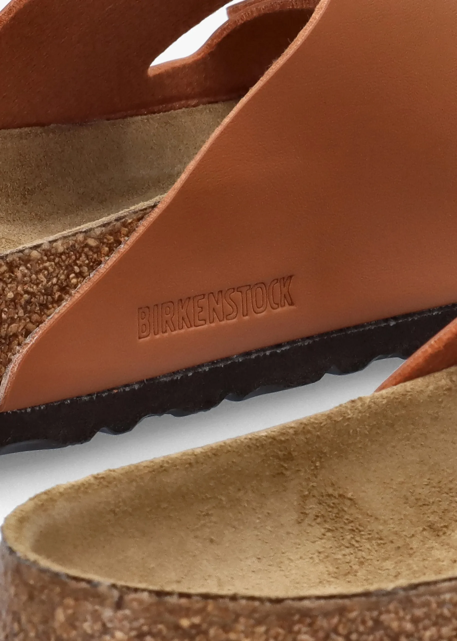 Men’s Arizona Birko-Flor Ginger Brown Mules