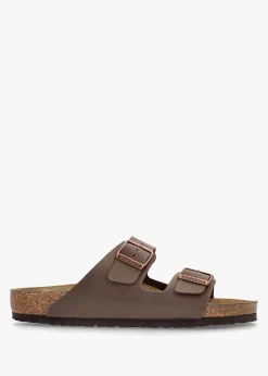 Men's Arizona Birko-Flor Mocca Two Bar Mules