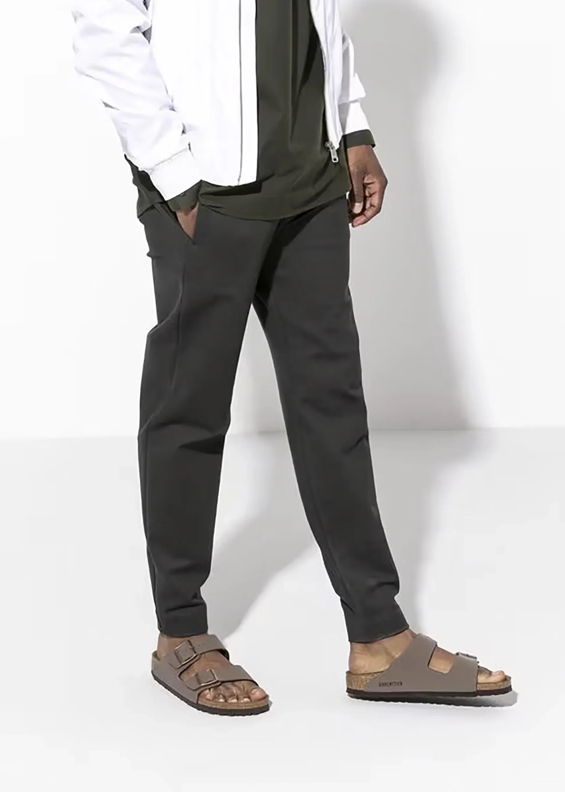 Men's Arizona Birko-Flor Mocca Two Bar Mules
