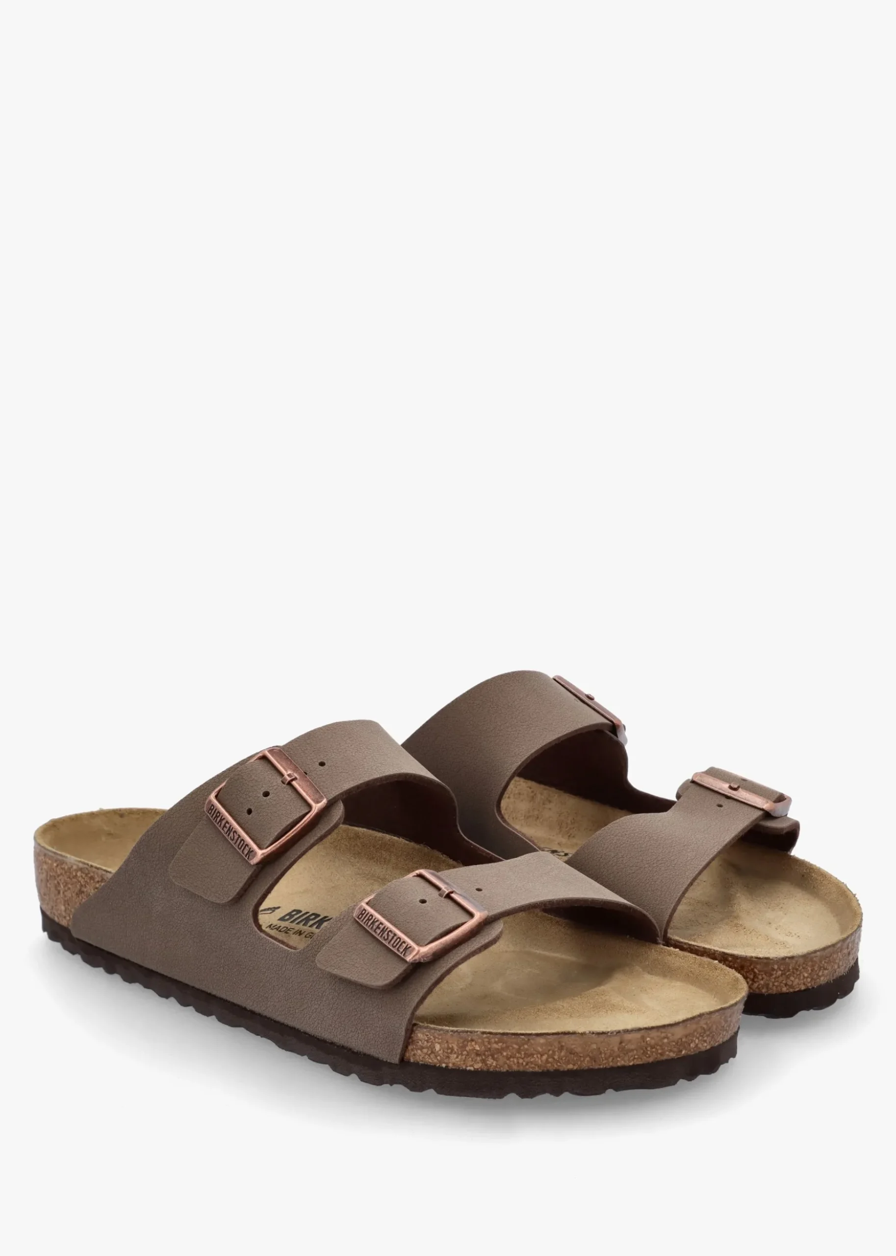 Men's Arizona Birko-Flor Mocca Two Bar Mules